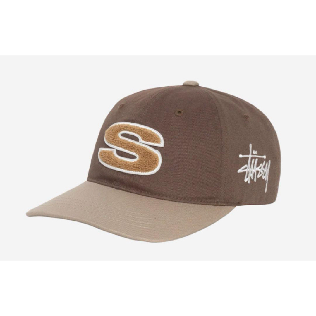 Stussy Chenille S Low Pro Cap Brown