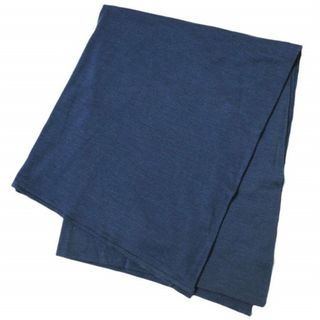 JOHN SMEDLEY - JOHN SMEDLEY ジョンスメドレー イギリス製 WINGS UNISEX WIDE SHAWL 30G エクストラファインメリノウール 大判マフラー Indigo ストール ショール【新古品】【中古】【JOHN SMEDLEY】