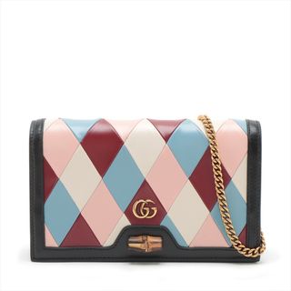 グッチ(Gucci)のグッチ ラブライト レザー  マルチカラー レディース ショルダーバッグ(ショルダーバッグ)