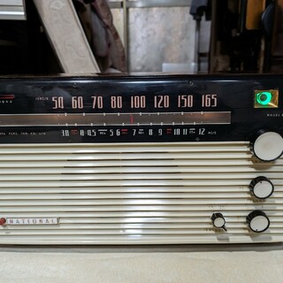 昭和レトロ真空管ラジオ　マジックアイ　Bluetooth付(ラジオ)