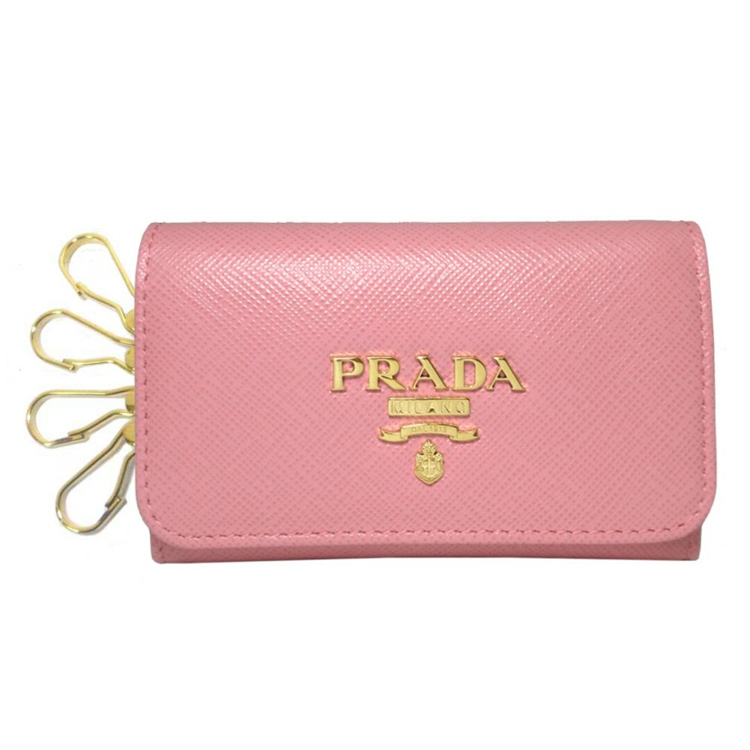 【新品未使用】PRADA プラダ キーケース 4連キーケース  ピンク