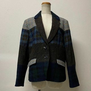 SCAPA - SCAPA×ハリスツイード マルチパネル チェック柄ジャケット 44 美品