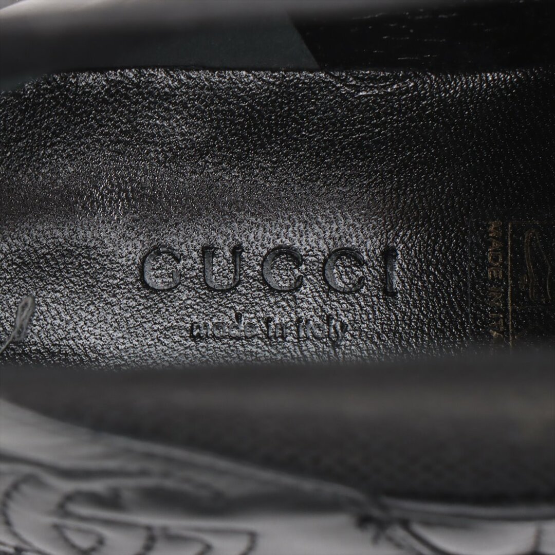 Gucci(グッチ)のグッチ  レザー 35 ブラック レディース ブーツ レディースの靴/シューズ(ブーツ)の商品写真