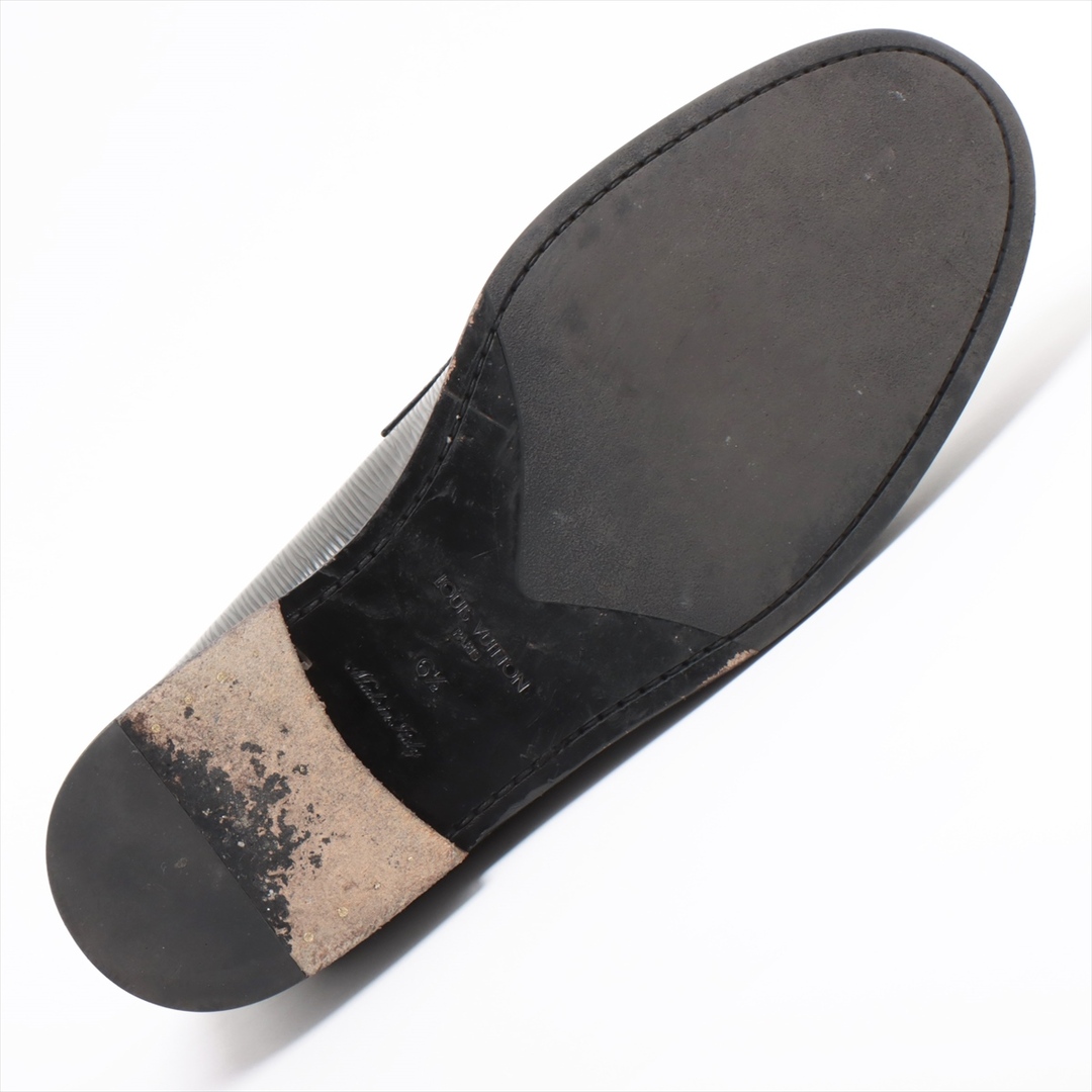 LOUIS VUITTON(ルイヴィトン)のヴィトン メジャーライン レザー 6 1/2 ブラック メンズ ローファー メンズの靴/シューズ(その他)の商品写真