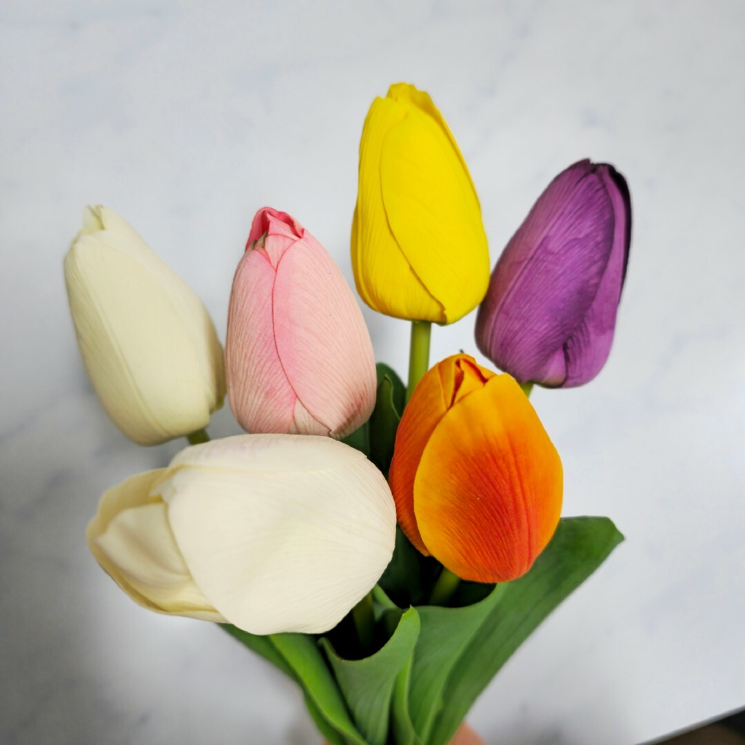 フランフラン 造花 アートフラワー リアルタッチ チューリップ リアル 花