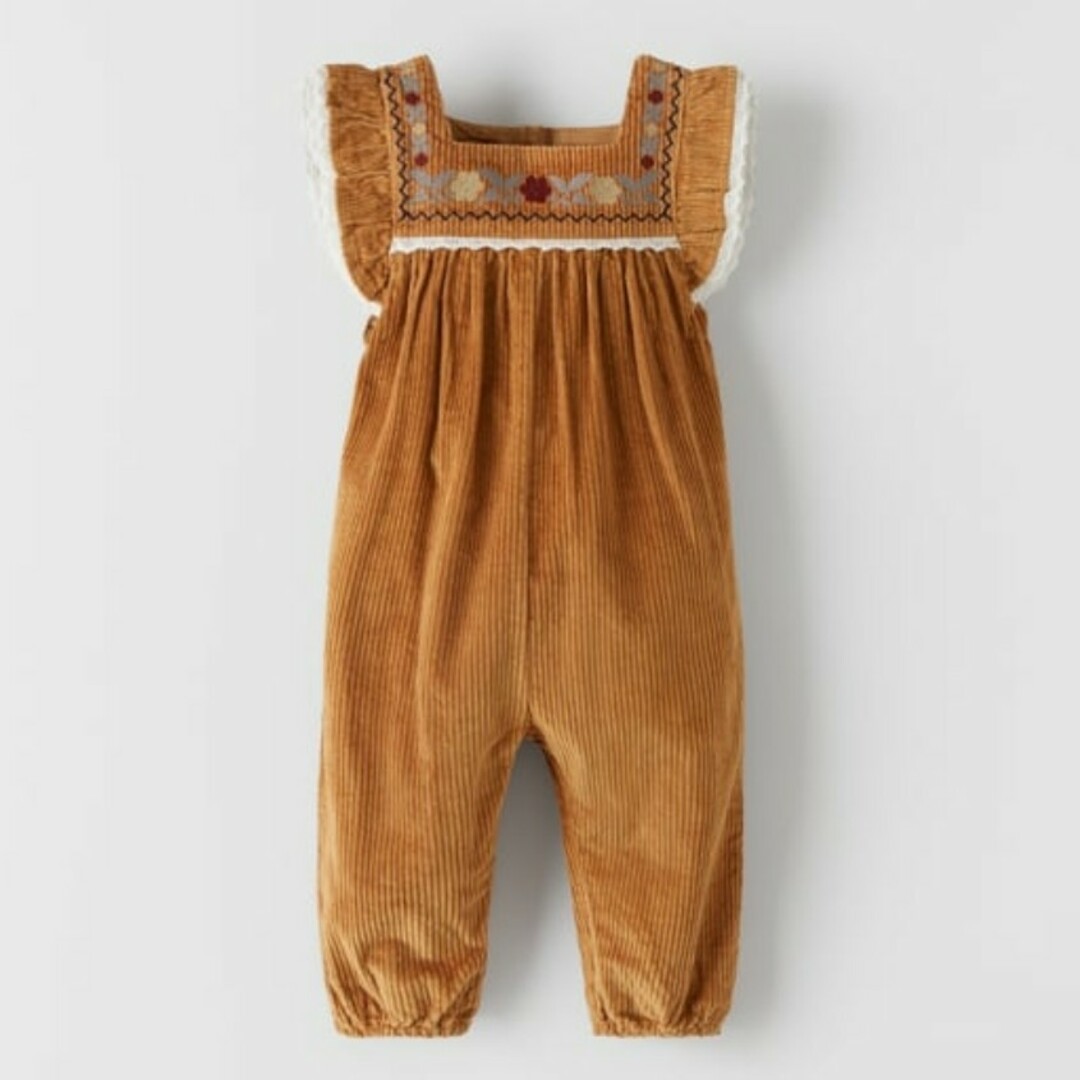 ZARA KIDS(ザラキッズ)の新品 104 ザラベイビー ジャンプスーツ✿プティマイン/プチバトー/next キッズ/ベビー/マタニティのキッズ服女の子用(90cm~)(パンツ/スパッツ)の商品写真