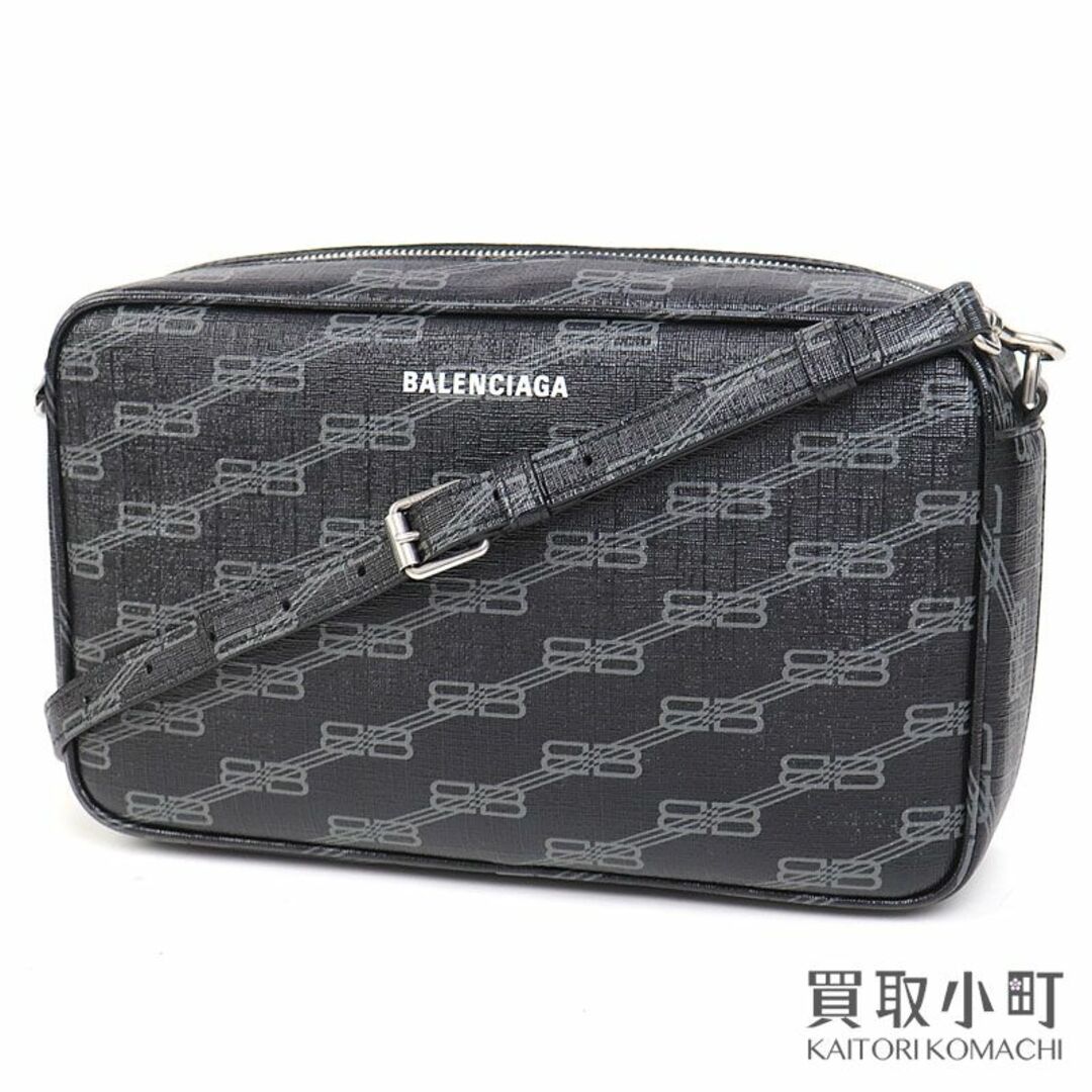 バレンシアガ【BALENCIAGA】BBモノグラム シグネチャー カメラバッグ ミディアムメンズ