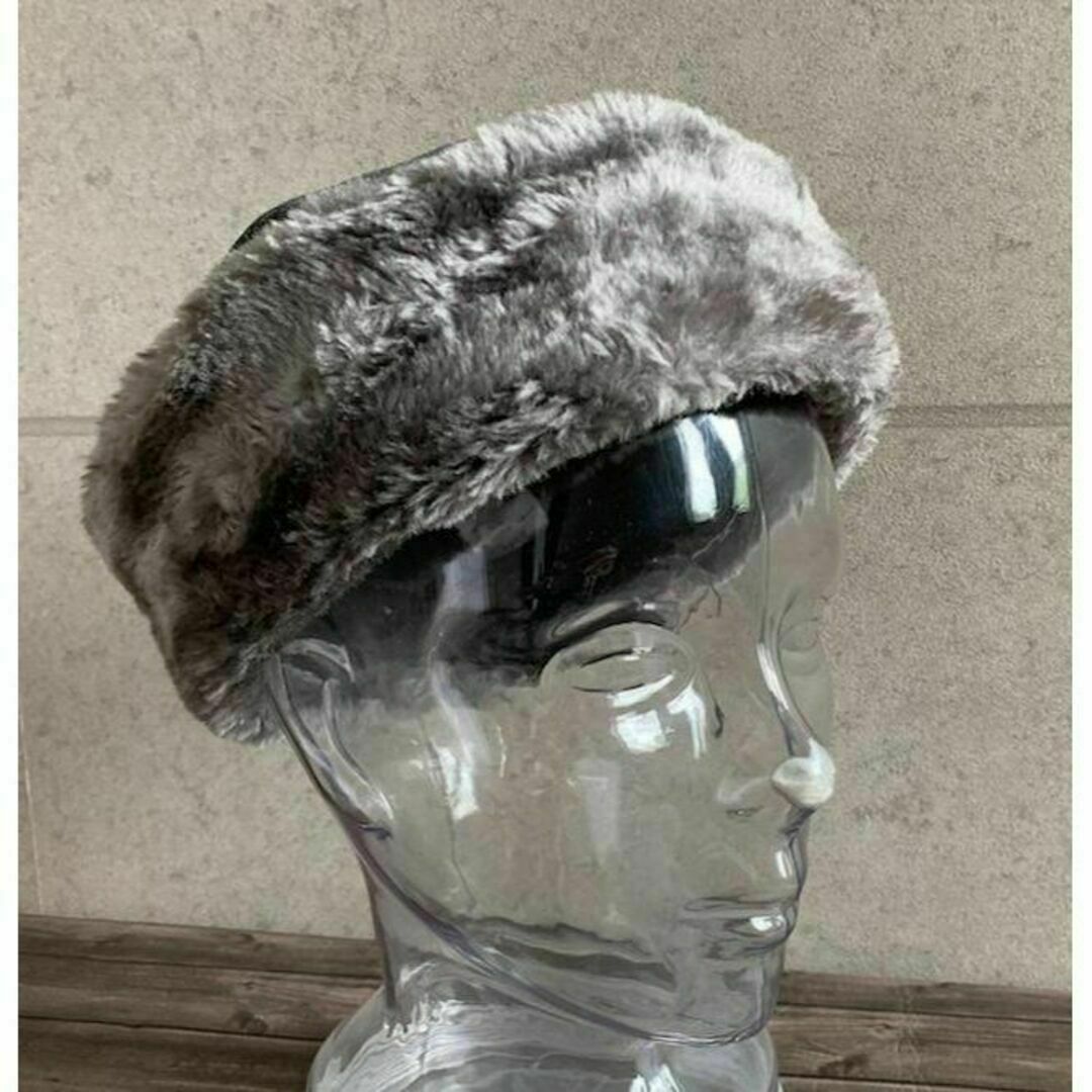 送料込 帽子 フィッシャーマン ツィード チェック ファー ウシャンカ 秋冬 G メンズの帽子(ニット帽/ビーニー)の商品写真