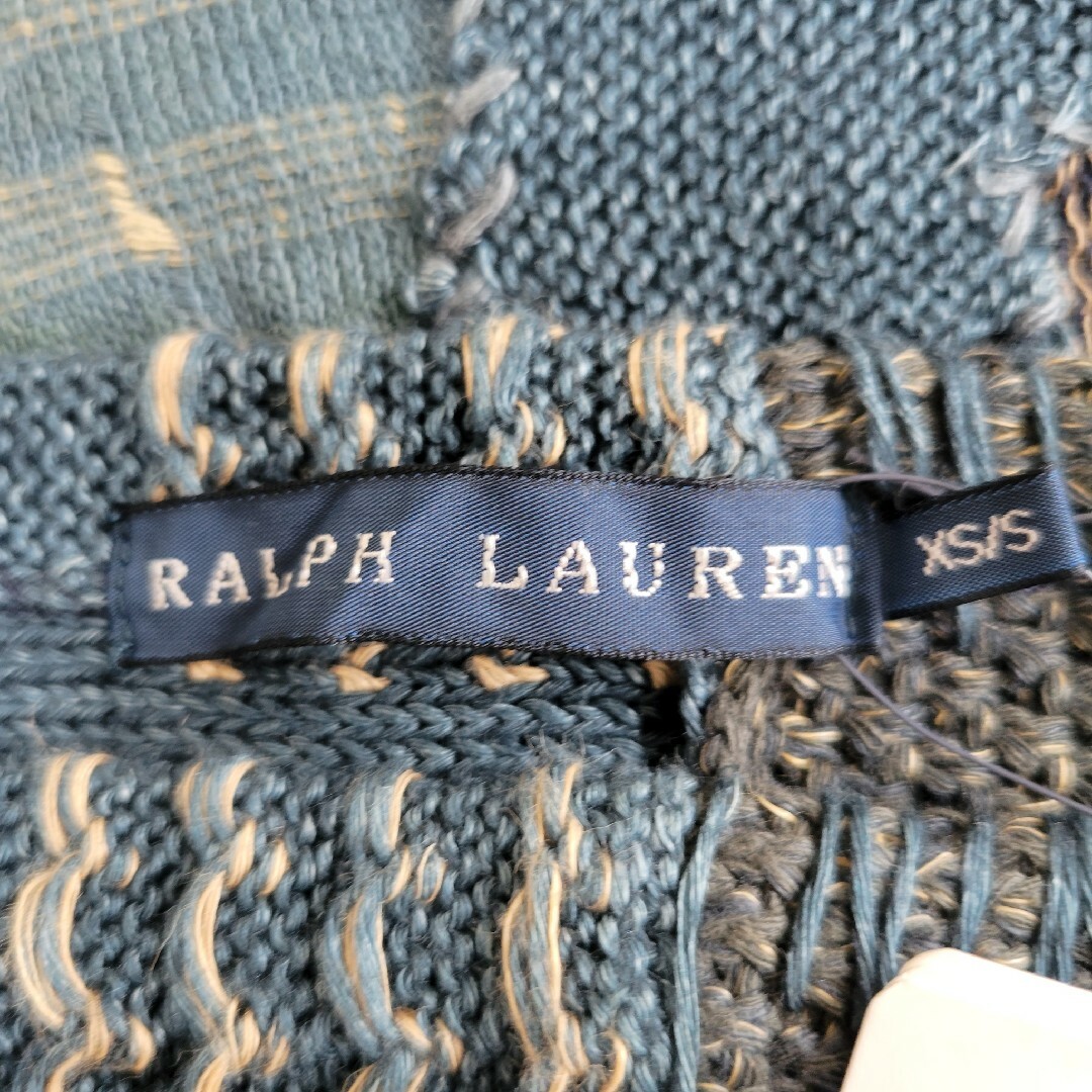 Ralph Lauren(ラルフローレン)の【新品未使用18万】名作　ラルフローレン　デニムパッチワーク　ポンチョ レディースのジャケット/アウター(ポンチョ)の商品写真