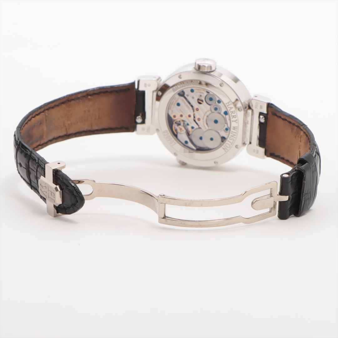 HARRY WINSTON(ハリーウィンストン)のハリーウィンストン プルミエール エキセンター タイムゾーン WG×革 メンズの時計(腕時計(アナログ))の商品写真