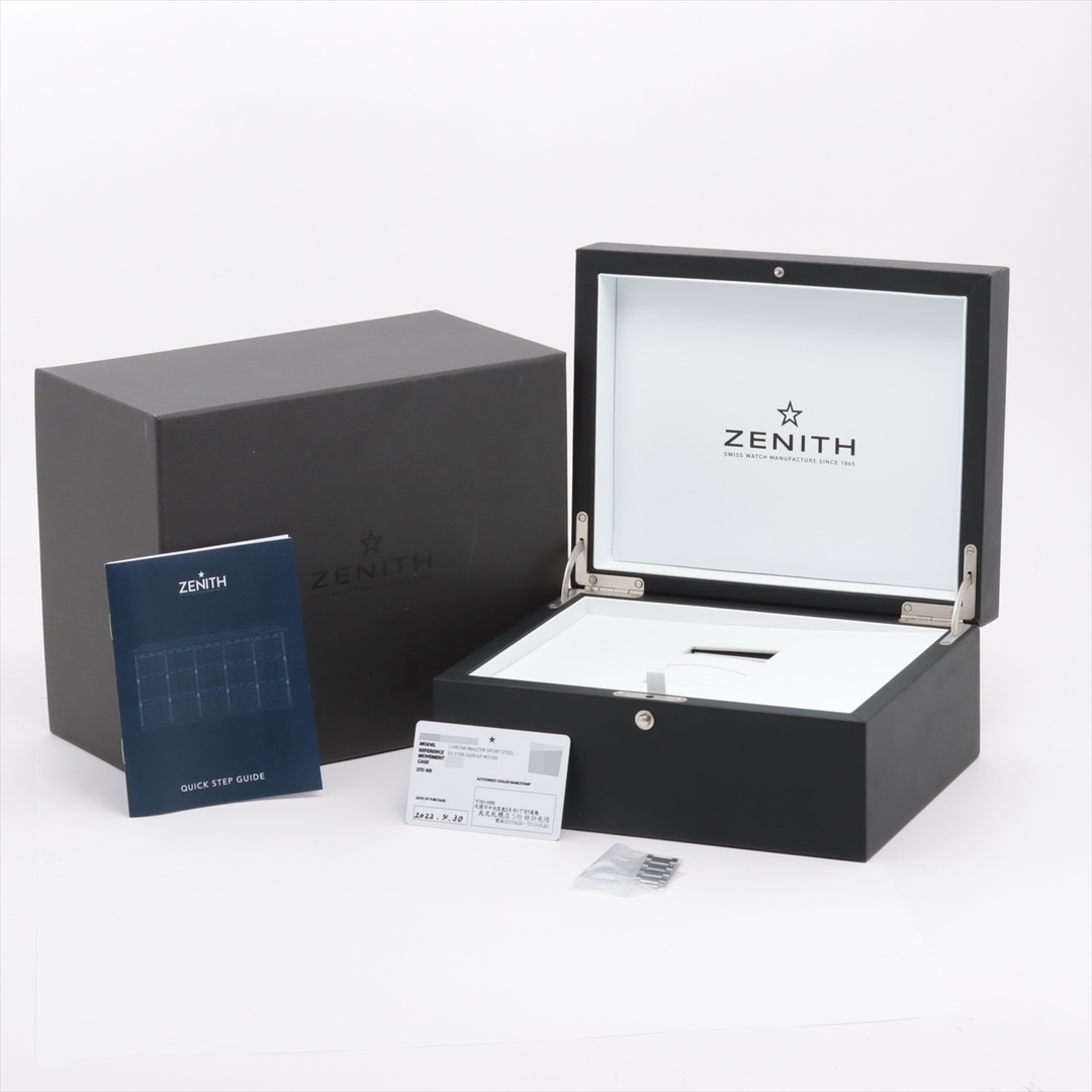 ZENITH(ゼニス)のゼニス エルプリメロ クロノマスター スポーツ SS   メンズ 腕時計 メンズの時計(腕時計(アナログ))の商品写真