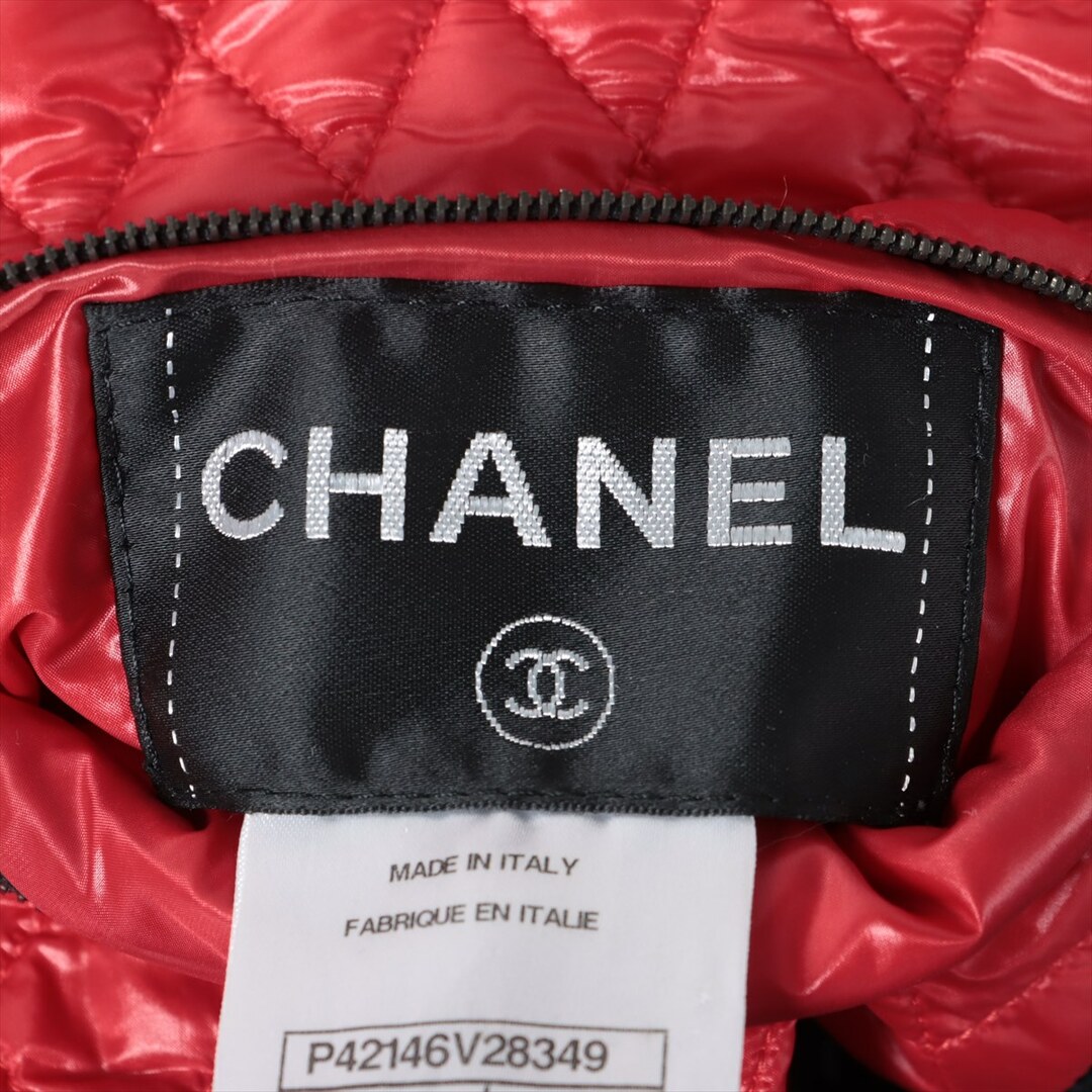 CHANEL(シャネル)のシャネル  ポリエステル×ナイロン 38 レッド×ブラック レディース そ レディースのジャケット/アウター(その他)の商品写真