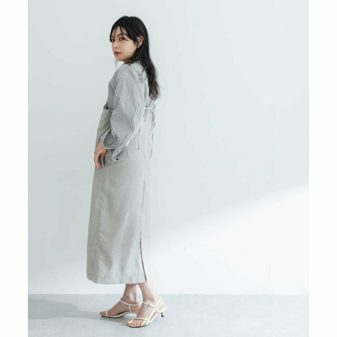 URBAN RESEARCH ROSSO(アーバンリサーチロッソ)の【BEIGE】【FREE】バックデザインリネンライクキャミワンピース レディースのワンピース(ロングワンピース/マキシワンピース)の商品写真