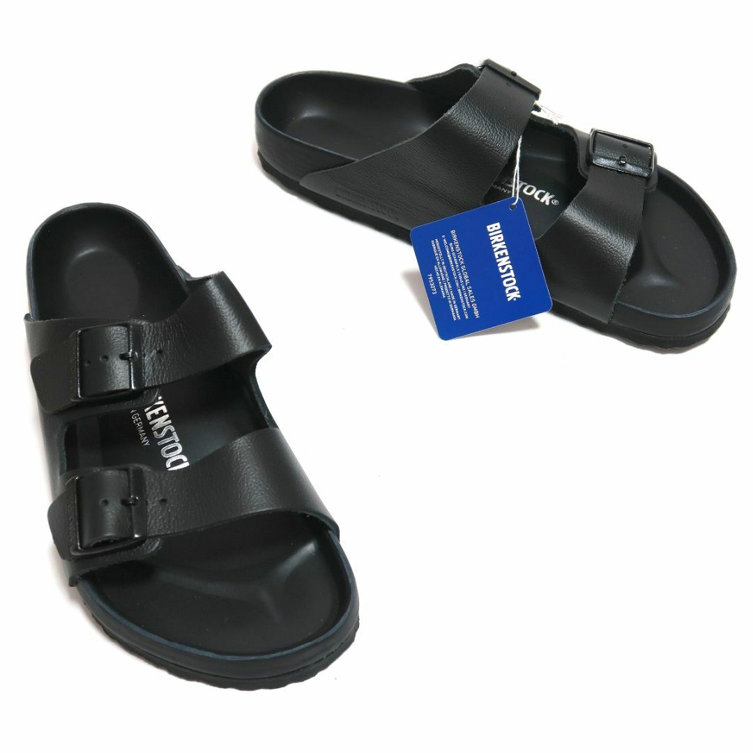 BIRKENSTOCK(ビルケンシュトック)の28 BIRKENSTOCK アリゾナ エクスクイジット レザー サンダル 黒 メンズの靴/シューズ(サンダル)の商品写真