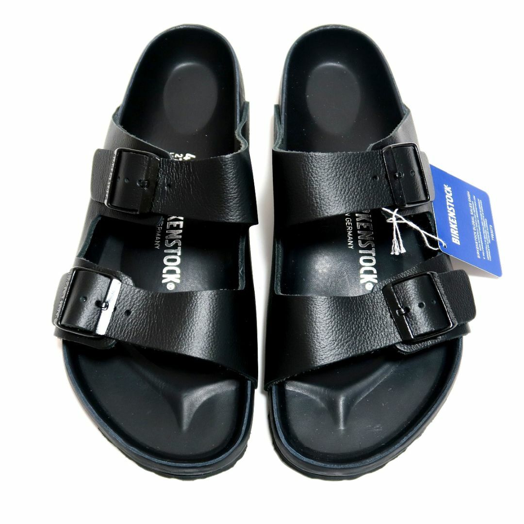 BIRKENSTOCK(ビルケンシュトック)の28 BIRKENSTOCK アリゾナ エクスクイジット レザー サンダル 黒 メンズの靴/シューズ(サンダル)の商品写真