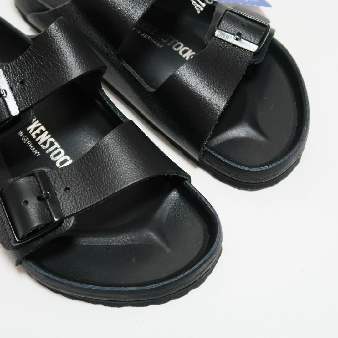 BIRKENSTOCK(ビルケンシュトック)の28 BIRKENSTOCK アリゾナ エクスクイジット レザー サンダル 黒 メンズの靴/シューズ(サンダル)の商品写真