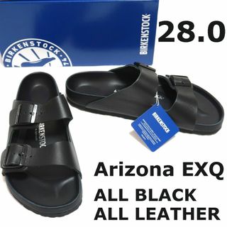 ビルケンシュトック(BIRKENSTOCK)の28 BIRKENSTOCK アリゾナ エクスクイジット レザー サンダル 黒(サンダル)