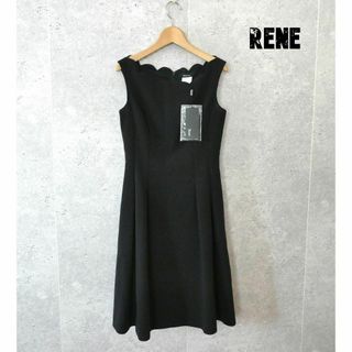 1回短時間着♡ Rene 即完売 ファー付き ツイード ワンピース ルネ 36