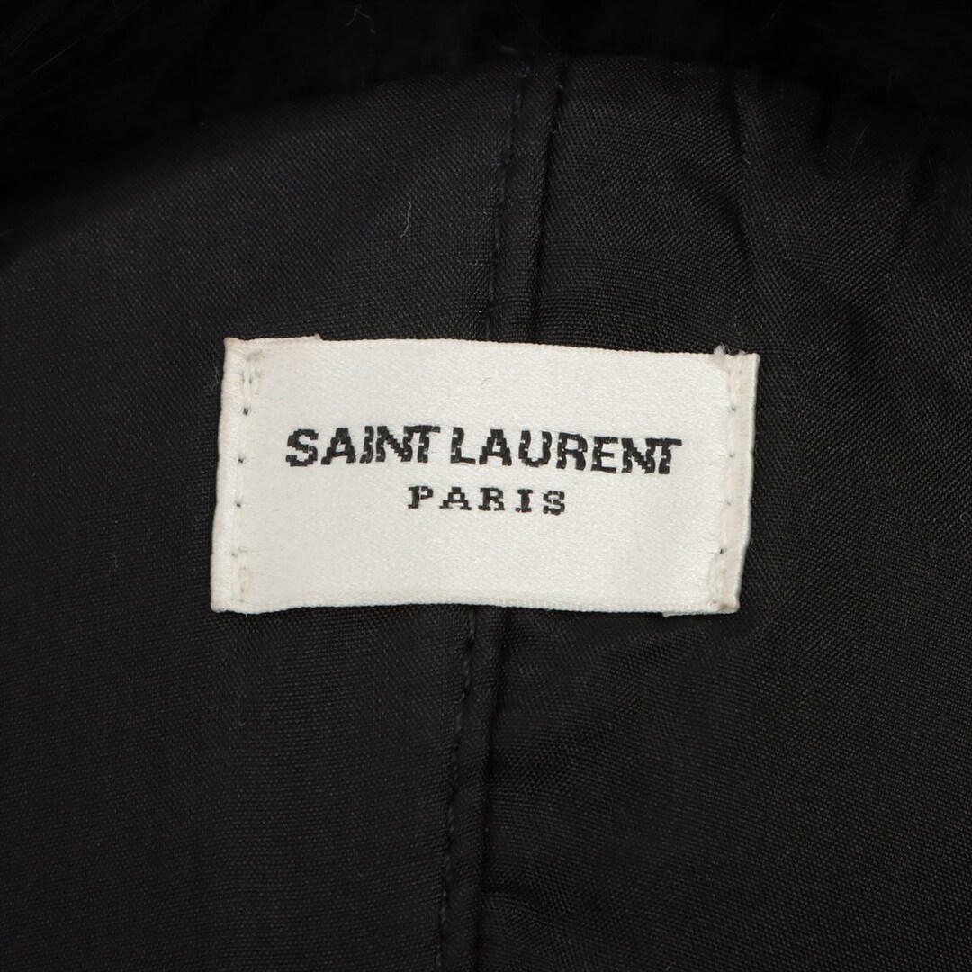 Saint Laurent(サンローラン)のサンローランパリ  フォックス×シルク M ブラック レディース その他帽 レディースの帽子(その他)の商品写真