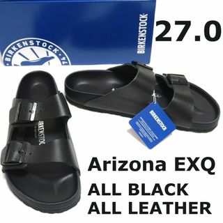 ビルケンシュトック(BIRKENSTOCK)の27 BIRKENSTOCK アリゾナ エクスクイジット レザー サンダル 黒(サンダル)