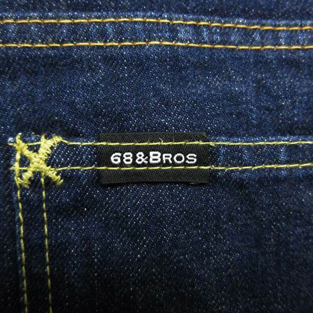 68&brothers(シックスティエイトアンドブラザーズ)の美品 シクスティーエイト&ブラザーズ 68&brothers デニム パンツ メンズのパンツ(デニム/ジーンズ)の商品写真