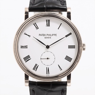 パテックフィリップ(PATEK PHILIPPE)のパテックフィリップ カラトラバ WG×革   メンズ 腕時計(腕時計(アナログ))