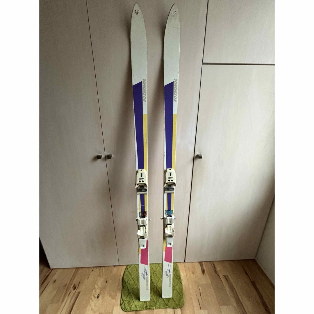 レトロ　スキー板　ビンディングセット ロシニョール　missR | フリマアプリ ラクマ