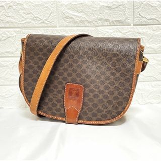 セリーヌ(celine)の★CELINE★ショルダーバッグ ブラウン マカダム柄 ポシェット 斜め掛け (ショルダーバッグ)