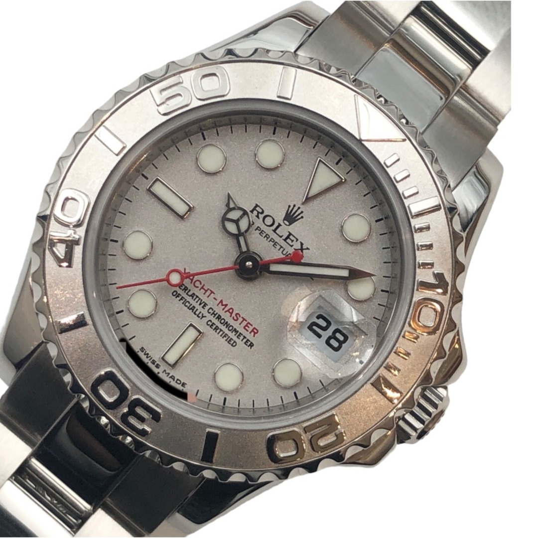 ロレックス ROLEX ヨットマスター ロレジウム 169622 V番 シルバー ステンレススチール、プラチナ 自動巻き レディース 腕時計メンズ