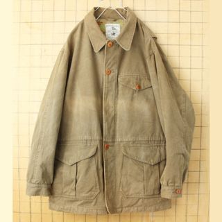 Banana Republic - 90s USAバナナリパブリック カバーオールハンティングMブラウン aw226