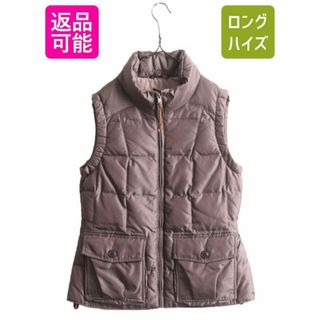 1942 復刻モデル エディーバウアー ユーコン ダウン ベスト レディース M / EDDIE BAUER キルティング フルジップ ナイロン 重ね着 前開き(ベスト/ジレ)