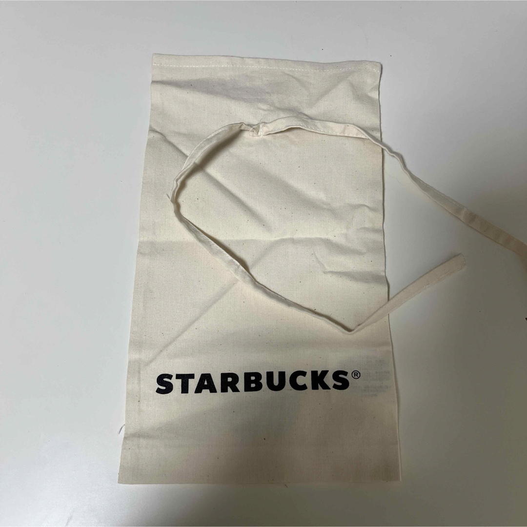 Starbucks Coffee(スターバックスコーヒー)のスタバ　ラッピング　巾着袋 インテリア/住まい/日用品のオフィス用品(ラッピング/包装)の商品写真