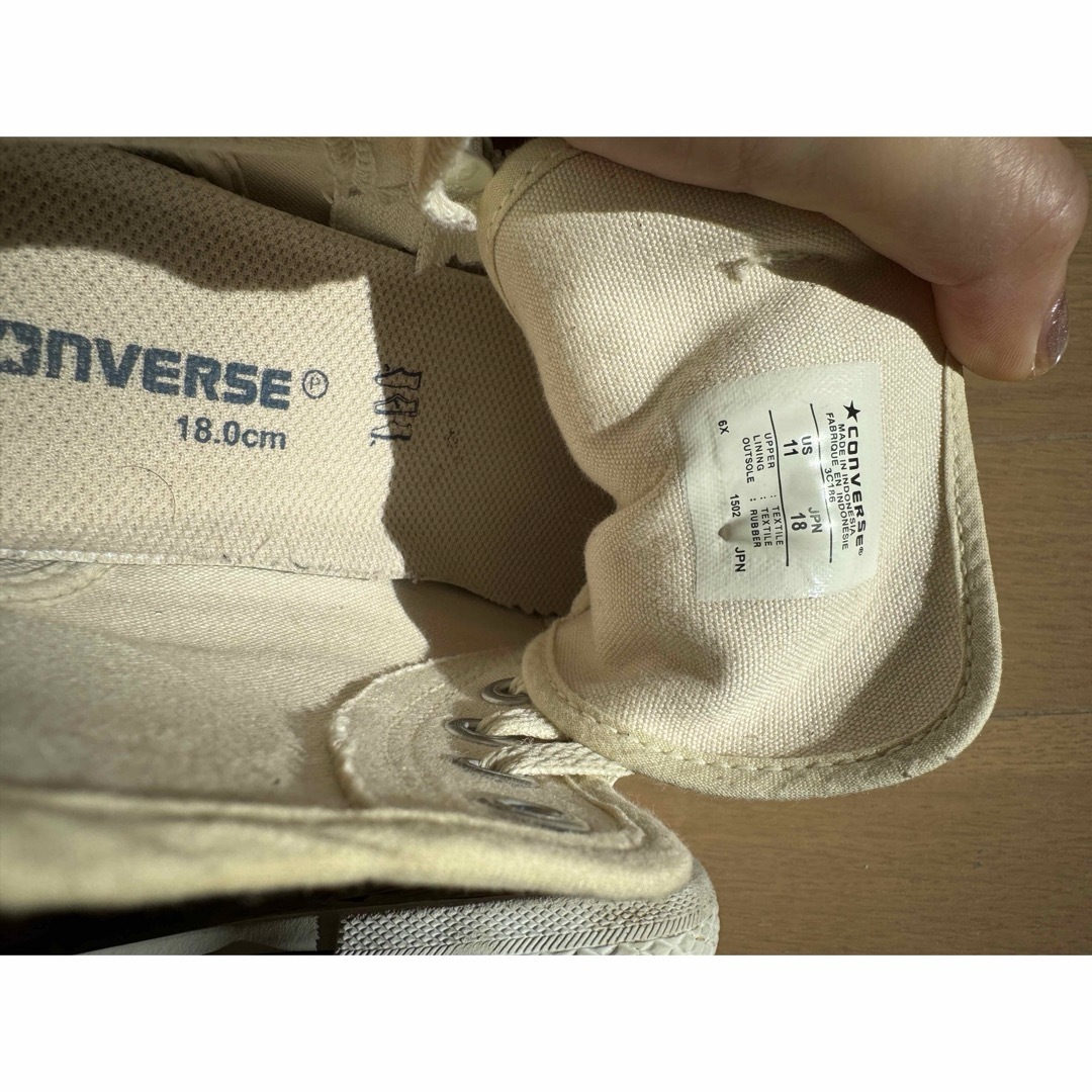 CONVERSE(コンバース)のキッズ靴　スニーカー converse キッズ/ベビー/マタニティのキッズ靴/シューズ(15cm~)(スニーカー)の商品写真