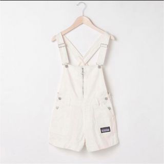 ラブトキシック(lovetoxic)のラブトキシック　ハーフZIPショートサロペット　S140 新品　オフホワイト(パンツ/スパッツ)