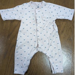 プチバトー(PETIT BATEAU)のプチバトー６０cmロンパース(ロンパース)