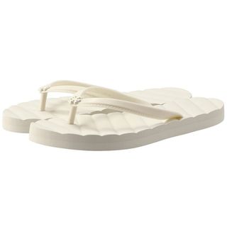 トリーバーチ(Tory Burch)のトリーバーチ TORY BURCH ビーチサンダル KIRA FLIP FLOP トングサンダル フリップフロップ ロゴ シェブロンキルティング 2024年春夏新作 144262 0187 101(ビーチサンダル)