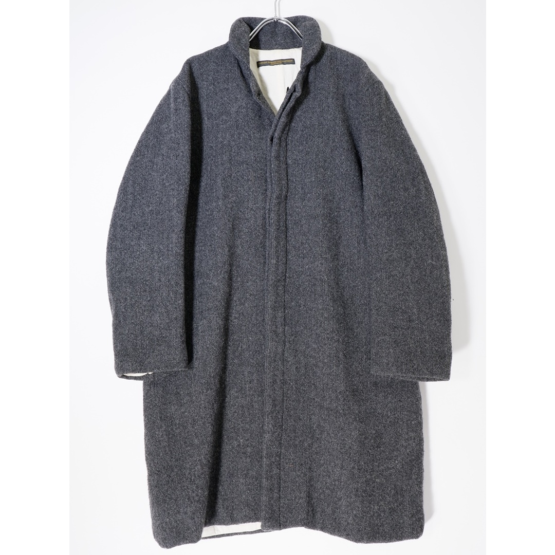 ジャケット/アウターGARMENT REPRODUCTION OF WORKERS/ガーメントリプロダクションオブワーカース PEDDLER’S COAT 縮絨ウールヘリンボーン ペドラーコート【1】【MCTA74136】