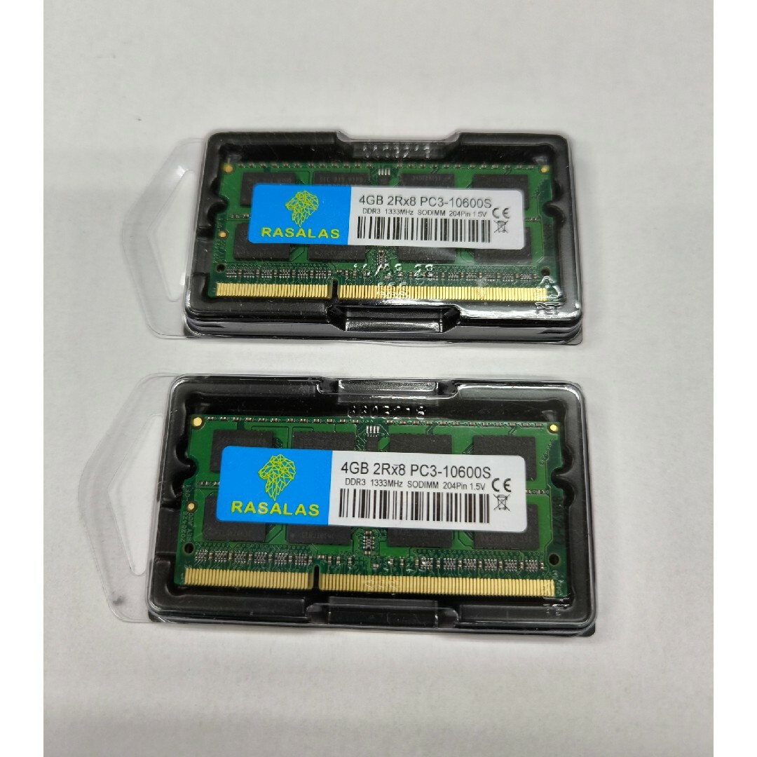 ノートPC  メモリー4GB×2 スマホ/家電/カメラのPC/タブレット(PCパーツ)の商品写真
