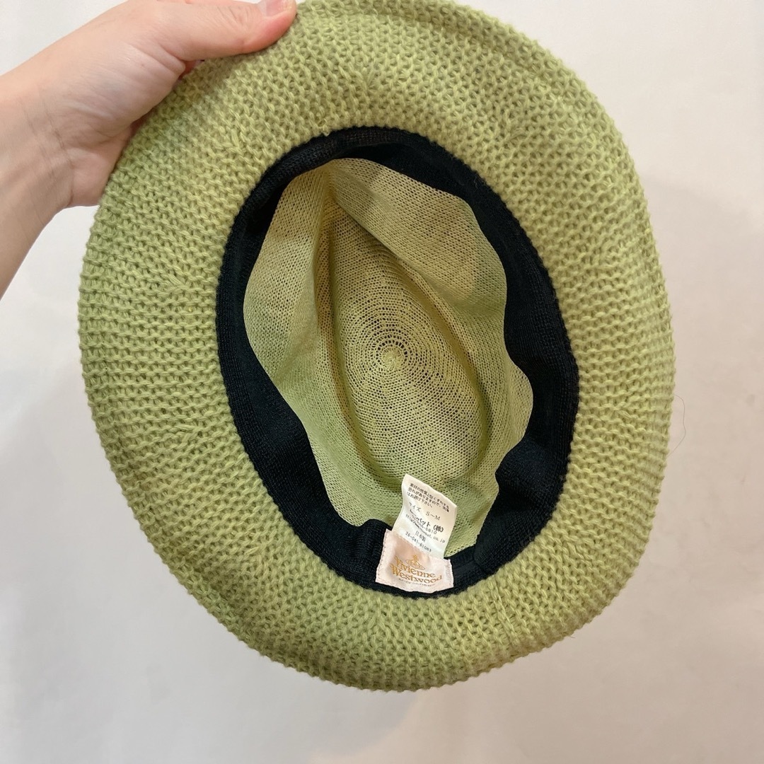 Vivienne Westwood(ヴィヴィアンウエストウッド)の【美品♡】Vivienne Westwood 毛　ニット　ハット　ソフトハット レディースの帽子(ハット)の商品写真