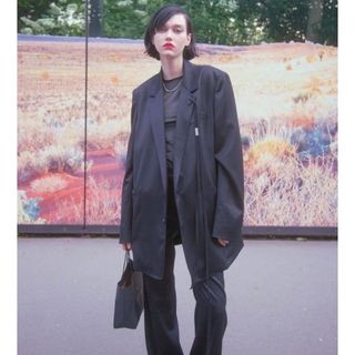 アンドゥムルメステール(Ann Demeulemeester)のsofia stienberg着用 アンドゥムルメステール セットアップ(テーラードジャケット)