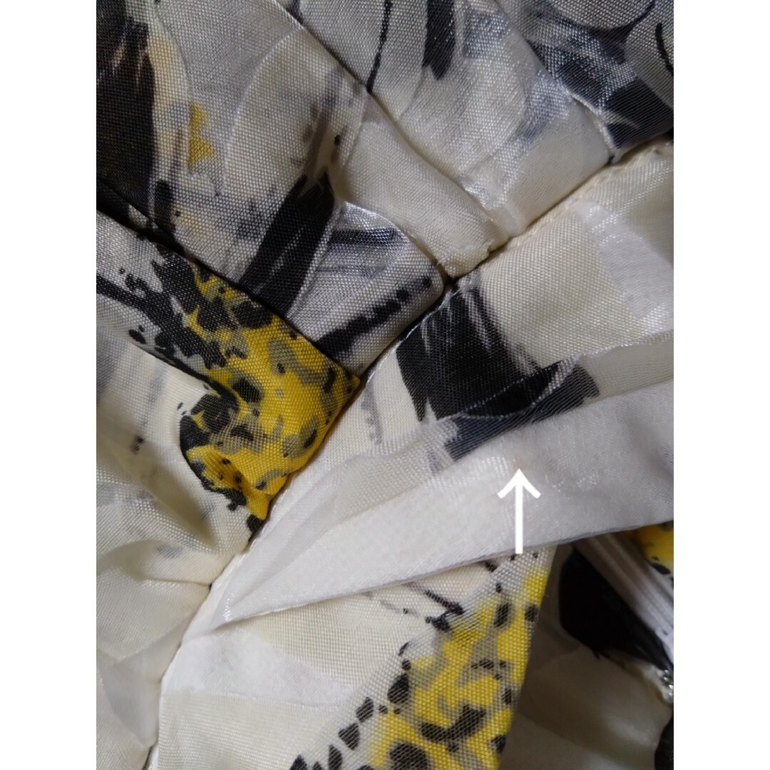 RANDA(ランダ)のRANDA マーガレット柄オーガンジーチュールスカート レディースのスカート(ひざ丈スカート)の商品写真