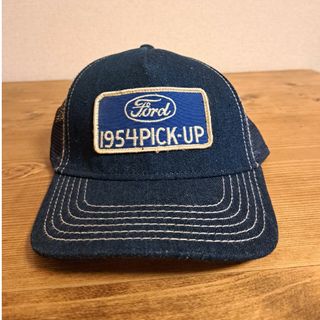 オットーキャップ(OTTO CAP)のデニムキャップ　cap usaワッペン(キャップ)