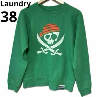ランドリー(LAUNDRY)のLaundry 海賊 pirate スウェットシャツ トレーナー 緑 38(スウェット)