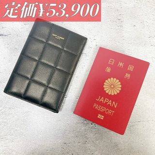 サンローラン(Saint Laurent)の定価53,900 SAINT LAURENT ラムスキン パスポートケース(パスケース/IDカードホルダー)