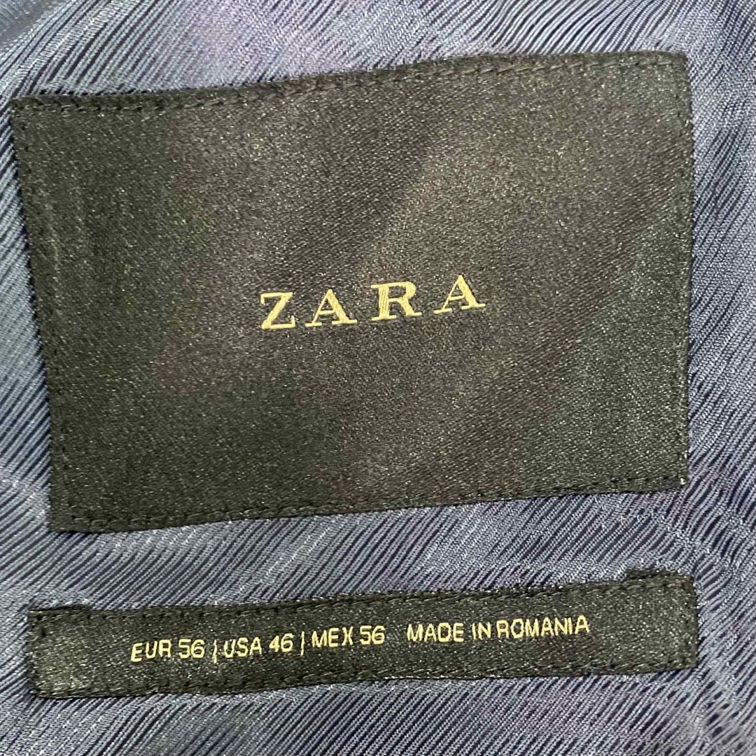 ZARA(ザラ)のZARA ザラ　テラードジャケット　XL 明るいブルー　 メンズのジャケット/アウター(テーラードジャケット)の商品写真