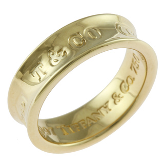 ティファニー(Tiffany & Co.)のティファニー 1837 ナロー リング 指輪 12号 18金 K18イエローゴールド レディース TIFFANY&Co.  中古(リング(指輪))