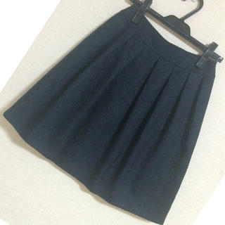 エムプルミエ(M-premier)のM-PREMIER BLACK スカート サイズ34(ひざ丈スカート)