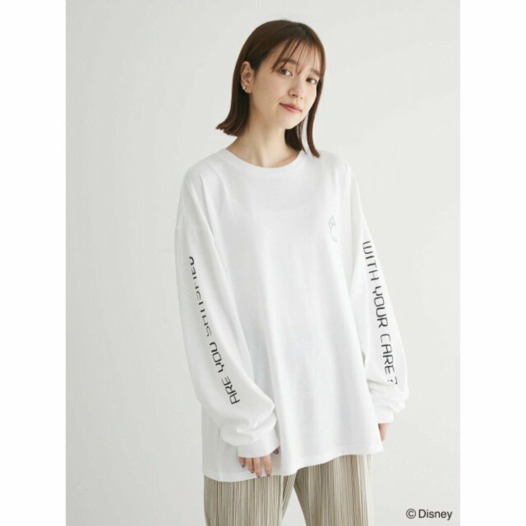 green parks(グリーンパークス)の【ブラック】ベイマックス/プリントロンTEE 24SS/Disney レディースのトップス(カットソー(長袖/七分))の商品写真