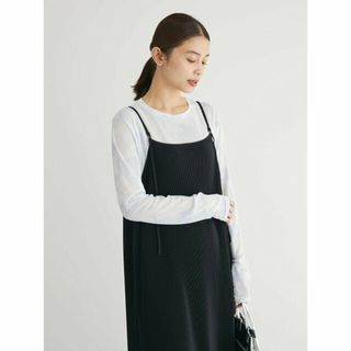 グリーンパークス(green parks)の【ブルー】クルーネックアソート柄シアープルオーバー 24SS/長袖/インナー(その他)