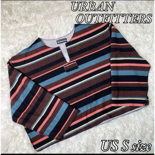 【URBAN OUTFITTERS】希少❗️マルチカラーボーダーシャツ　英字タグ(Tシャツ/カットソー(半袖/袖なし))